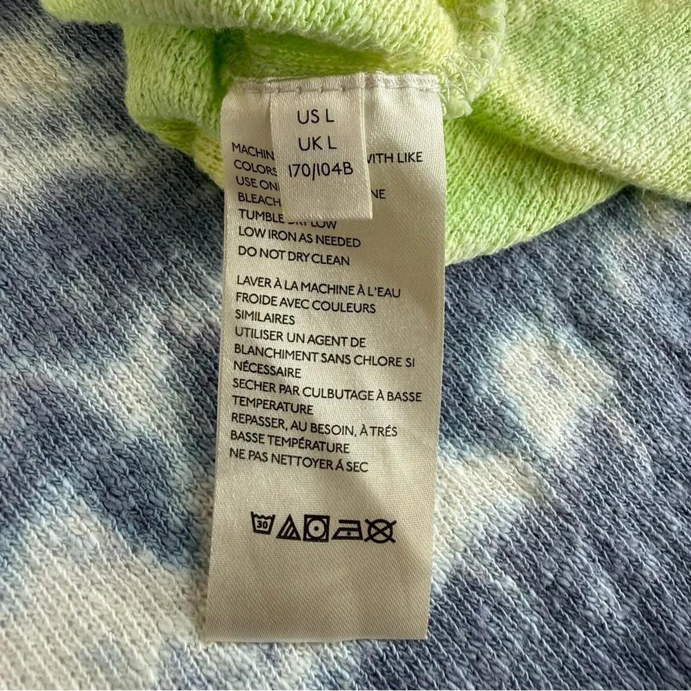 Free People We the Free Chasing the Sun Tie Dye Sweatshirt Top LARGE Like New - Picture 13 of 16